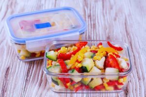 Pasto contenuto in un tupperware