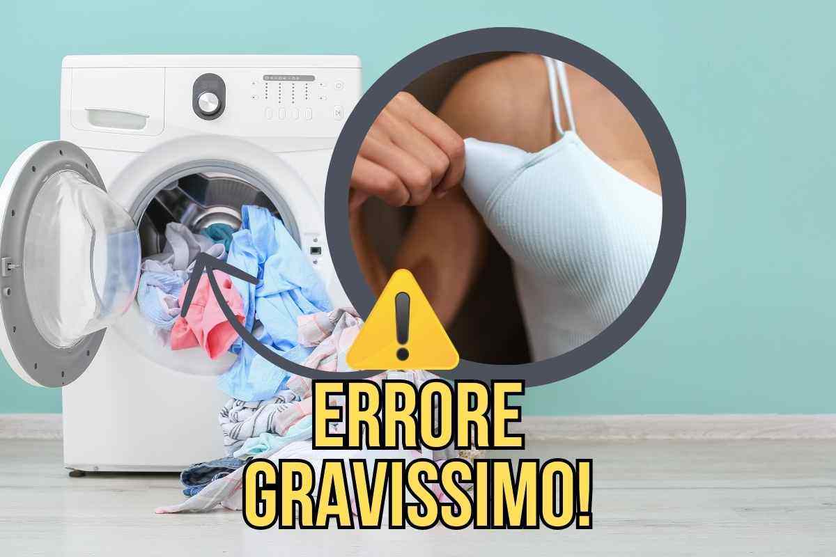 ogni quanto lavare reggiseno