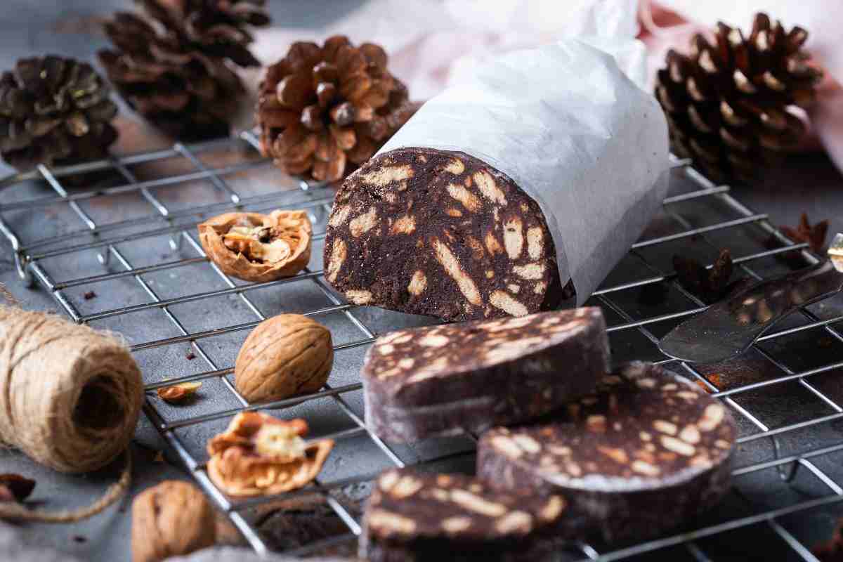 ricetta salame cioccolato senza latte burro uova