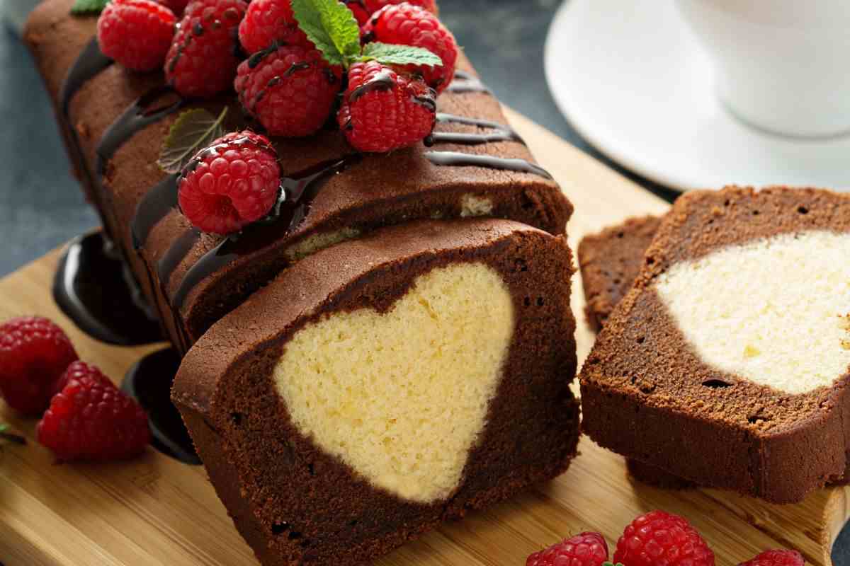 plumcake con cuore